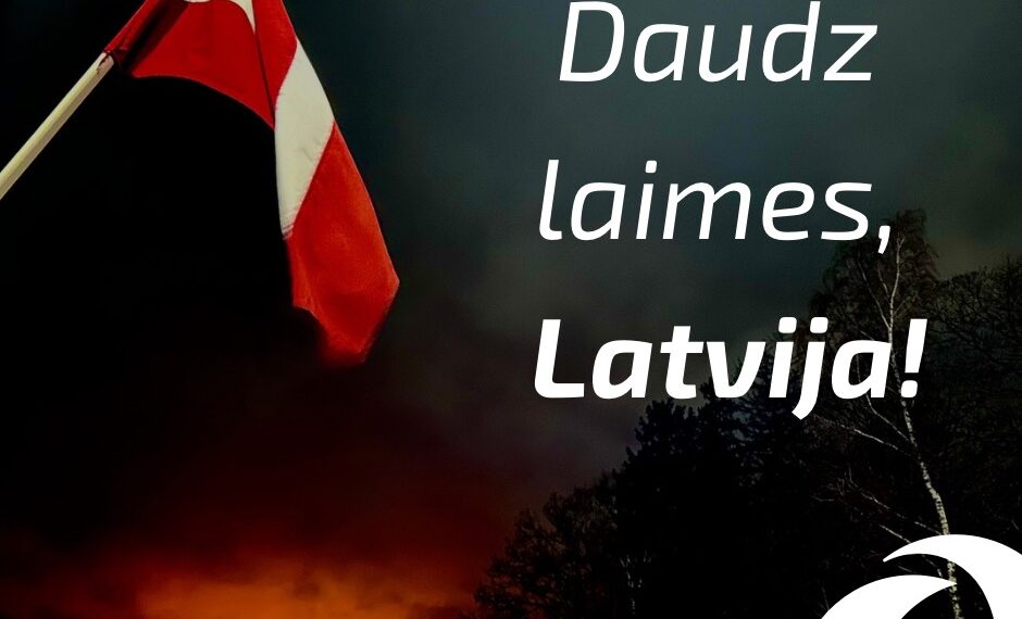 ace logo latvia flag