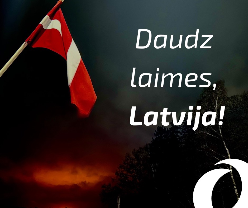 ace logo latvia flag